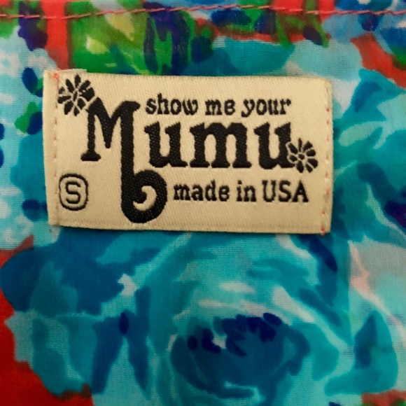 Show Me Your Mumu Topslip Coral Firework Flower-S - Picture 2 of 5